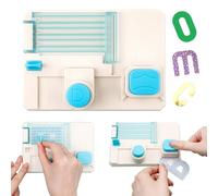 BAOFALI - Mini perforatrice con lettere dell'alfabeto, 15,2 x 10,8 cm, per fai da te, biglietti, scrapbooking, decorazioni per feste, progetti fai da te, striscioni, cartelli, biglietti, creazione di