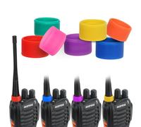 Baofeng Anello in gomma per antenna radio bidirezionale, compatibile con walkie talkie H-777, RT22, RT21, Baofeng, BF-888S, BF-T20, UV-5R, UV-5RH, anello in gomma per identificare e classificare