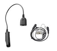 BAOFENG Cavo adattatore convertitore da cuffia UV-9G a spina K a 2 pin UV-9R Pro Cord Connector GMRS-9R Microfono per altoparlante PTT Microfono a spalla BF-F8HP Accessori Cavo audio auricolare