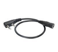 BAOFENG Ham - Adattatore per auricolari radio, 2 poli su 3,5 mm, walkie-talkie, cavo adattatore per cuffie compatibile con UV-5R BF-F8HP 5RM UV-21R Quangsheng UV-K5 8 UV-K6 K5PLUS UV-17R AR-152 radio