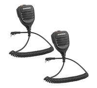 BAOFENG Microfono radio, microfono da spalla per polizia UV-5R BF-F8HP 5RM UV-21R K5PLUS UV-17R TIDRADIO TD-H3 TD-H8 Quansheng UV-K5 walkie talkie altoparlante microfono (nero, confezione da 2)