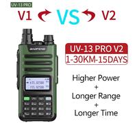 Baofeng UV-13 PRO V2 10W Tadio walkie-talkie 136-174/400-520MHz:PMR-LPD