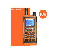 Baofeng UV-17, ricetrasmettitore portatile da 10 W con display LED da 1,7", ricarica USB-C, radio FM, doppia banda VHF/UHF, grado di pr