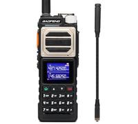 BAOFENG UV-25 Tri-Power Radio amatoriale portatile, radio a lungo raggio da 10W, ricevitore multibanda aereo UHF VHF FM, Batteria di ricarica di tipo C da 5200 mAh, Antenna a collo d'oca