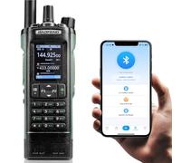 BAOFENG UV-32 10W Walkie Talkie Dual Band GPS | Programmazione CHIRP & App wireless, Display a colori 2.0”, AM/FM, 1000 Canali & 10 Zone, lungo raggio per emergenze