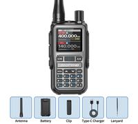BAOFENG UV-5R MINI WALKIE TALKIE BLUETOOTH RADIO BIDIREZIONALE 999 CANALI