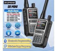 BAOFENG UV-5R Mini Walkie Talkie Multi Band Bluetooth Programmazione Frequenza di copia wireless 999CH AM FM Radio bidirezionale a lungo raggio