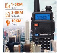 BAOFENG UV-5R RICETRASMITTENTE VHF/UHF DUAL BAND RADIO 136-174 400-480 MHZ