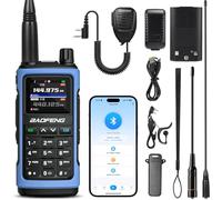 BAOFENG UV-7B Ricetrasmettitore Radioamatoriale Portatile, Programmazione Wireless APP e CHIRP, UHF/VHF, Ricezione Aviation/FM, 1000CH, Ricarica USB-C, Copia Frequenza, con Microfono e Antenna