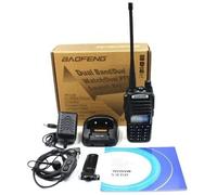 Baofeng UV-82 MICROFONO PTT Dual Band UHF VHF Radio DTMF PMR RICETRASMITTENTE