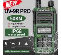 Baofeng UV-9R Pro IP68 Walkie Talkie Impermeabile a Doppia Banda VHF UHF a Lungo Raggio UV-9R Plus Radio Portatile Bidirezionale per Caccia