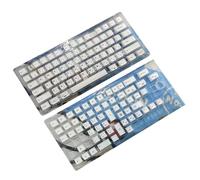 BaoFufc 135PCS Bianco Keycaps XDA Altezza PBT Sublimazioni Personalità Keycap Set per Tastiere Meccaniche Tastiere Meccaniche Keycap