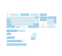 BaoFufc 136 tasti Keycaps Set PBT Keycap Sublimazione Termica Neve per Tappi Chiave per Tastiera Meccanica Sublimazione Tinta Pbt Keycaps Keycap XDA Profilo DYE-SUB Inglese Personalizzato Keycap