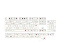BaoFufc 137 Tasti Tastiera Meccanica Keycaps Pastello Colorato XDA PBT Keycap Sublimazione per GK61/64/68/75/84/87/96/980/104 Dye Sub Keycaps