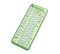 BaoFufc 142Keys Green PBT Keycaps Colora Sub Keycaps per 61/84/87/104 Tastiere Meccaniche di Gioco Interruttori Enter