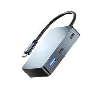 BaoFufc 5in1 TypeC Docking Station USB3.0 HUB Dock di Ricarica UsbC Adattatori per Laptop Telefoni Tablet Hub TypeC