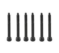 BaoFufc 6Pcs Chitarra Tremolo Ponte String Lock Vite Nero Chitarra String Viti di Montaggio Per Rose Guitar Hardware String Lock Viti Ponte Tremolo