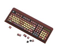 BaoFufc ASA Keycap Altezza Cartone animato Keycaps per 116 Tastiere Digitazione liscia e confortevole Sostituzione Keycap