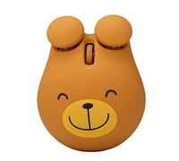 BaoFufc Brown Bear - Mouse ottico con cavo USB, per notebook, PC, laptop, 1000 DPI, 3 pulsanti, con cavo, mouse da gioco USB, per computer desktop, PC, laptop, silenzioso
