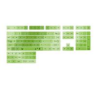 BaoFufc Fresh-Look PBT XDA Keycaps 127 Keycaps Set Green Pond Theme Caps PBT-sublimazione Keycaps Sostituzioni Tasti ergonomici