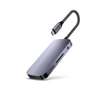 BaoFufc Hub di tipo C in alluminio con 4K USB 3.0 e tipo C 3 porte di trasferimento dati multiple splitter Expander multiporta hub di tipo C