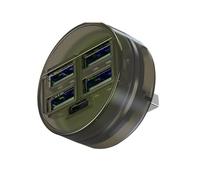BaoFufc Hub USB a 4 porte USB femmina 1 tipo C femmina adattatore di estensione Hub velocità USB splitter per computer portatile e portatile soluzione di ricarica conveniente