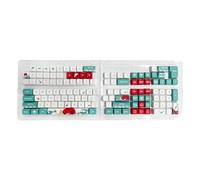 BaoFufc Keycaps 125 PBT Sublimazione di calore XDA Coral Sea Keycaps per il gioco Tastiere Meccaniche XDA Keycaps Uso a lungo termine Keycap