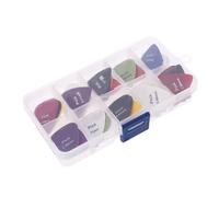 BaoFufc Plettro per chitarra 40in1 Per Case Set Mix 0.58-1.50 Colore Casuale Accessori Chitarra
