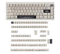 BaoFufc Profilo Keycaps Tema Keycaps Bianco Migliora le Tastiere per Tastiere Meccaniche 148keys Keycap