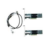 BaoFufc Scheda server PCI-E 10G MNPA19-XTR Mellanox ConnectX-2 Adattatore LAN NIC con 1M SFP+ Cavo PCI per Express Card per Pc Ethernet Scheda Pcie Card Pci-e