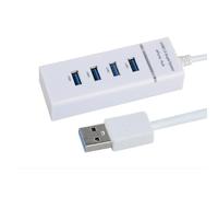 BaoFufc Speed Adattatore USB 3.0/2.0 Splitter a 4 porte Hub dati portatile per laptop, unità USB, Hub USB mobile 3.0 2.0 per computer desktop, 4 porte di cavo