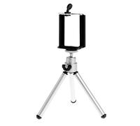 BaoFufc Treppiede leggero con clip rotante in lega di alluminio supporto per telefono a livello di telefono fotocamera reflex digitale parrucca treppiede stand