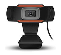 BaoFufc - Webcam USB 720P con microfono incorporato, fotocamera per laptop, per videoconferenze
