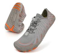 Baofular Scarpe da Scoglio Donna Uomo Scarpe Mare ad Asciugatura Rapida Scarpe Barefoot Acquatiche Spiaggia Acqua Antiscivolo Leggero Scarpette per Mare Scogli Immersione Surf Grigio 39 EU