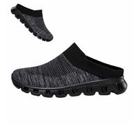 BAOFUW Woven Breathable Half Slippers for Men,Walking Mules with Arch Support,Comfy Sandals for Mens (1pcs-B,45)