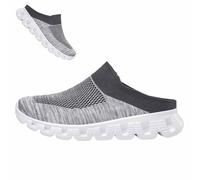 BAOFUW Woven Breathable Half Slippers for Men,Walking Mules with Arch Support,Comfy Sandals for Mens (1pcs-C,46)