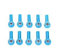 BAOFUYA 10pc Portatili M3 M3 Collegio a Sfera di Ginnastica in Alluminio per Auto da 1/10 1/8 RC, Articolazione a Sfera di Ginnastica di Collegamento Metallico Facile da Installare per