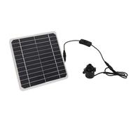 BAOFUYA 24 -Ora -uring Kit di Pompaggio della Fontana per Acqua del Pannello Solare 50W con Interruttore Regolabile per Giardini, Progetti