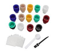 BAOFUYA 60 Tazze di Capsule di caffè Usa e Getta Riutilizzabili per, Capsule di caffè con Filtro in Plastica in Alluminio per la Preparazione della Domestica con Forma Accurata