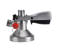 BAOFUYA Accoppiatore per Fusti in Acciaio Inossidabile di Tipo G, Dispenser per Birra di Alta qualità con Valvola dell'aria per Uso Domestico e Bar