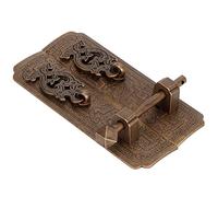 BAOFUYA Ancient Ropper Cinese Port Hand Set Bellissimi Manici Intagliati per il Guardaroba Dell'armadio, 2 Maniglie per Mobili da Cucina, Facile Installazione per Diversi di Armadi