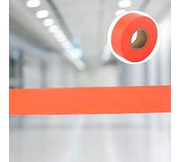 BAOFUYA Area per Escursioni in Campeggio Arancione Area Pericolosa Marcatura Nastro, Forniture per Giardinaggio Ad Alta visibilità Rotolo di Nastro per Confini con Sentieri o Percorsi (Orange)