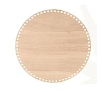 BAOFUYA Base per Cesto All'uncinetto con Bordo Liscio Arrotondato | Base per cestino all\'uncinetto con bordo arrotondato liscio A prova di crepe Funziona con filati in rattan Confezione da 5