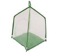 BAOFUYA Cage a Doppia Porta, per Osservare le Mante, le Farfalle - 29 X 30 X 41 Cm, Bianco con Verde