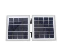 BAOFUYA Caricatore Solare Portatile da 10 W, Materiale di Silicio Monocristallo 2 Porte DC Progettare Pannello Solare Pieghevole Multifunzionale per la Pesca da Trekking (WHITE)