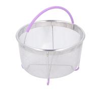 BAOFUYA Cestello per Cottura a Vapore in Rete, Acciaio Inossidabile, Filtro per Pentole a Pressione da 6 Qt, Ideale per Cuocere a Vapore Verdure e Carne