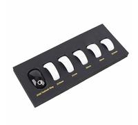 BAOFUYA Contatore Digitale da Dito, Elettronico Impermeabile IP67 con 5 Squilli, Batteria a Lunga Durata per Il Conteggio delle Preghiere per Uomini e Donne (White)