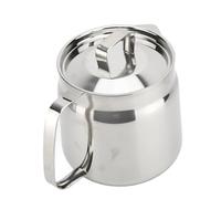 BAOFUYA Contenitore Grasso di Pancetta a Grande capacità con Manico Ergonomico - Barattolo del Filtro Dell'olio in Acciaio Inossidabile Premium 304 (2L)