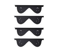 BAOFUYA Copertura dello Spazio per la Stufa in Acciaio Inossidabile, Kit di Rivestimento della Gamma Regolabile per Riempire lo Spazio tra il Piano Cottura e il Bancone della (BLACK)