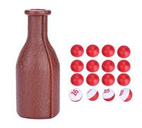 BAOFUYA Dadi da Biliardo, Bottiglia Shaker con 16 Palline Numerate, Fantastici Giochi da Torneo da Giocare Contro i Tuoi Avversari